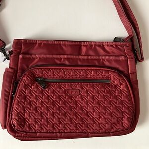 Lug Shimmy SE Crossbody Handbag Rosewood Red